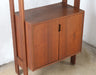 SB40 Dark Wood Cabinet With Hutch 