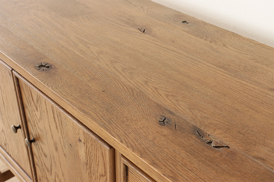 Weathered Oak Country Wide Sideboard