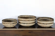 SBASK14 - Set Of 3 Nihom Woven Straw Baskets