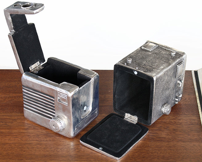 SBOX04 Set of 2 Vintage Camera Boxes