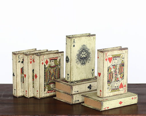 SBOX05 Playing Card Book Boxes - Set of 8 Assorted