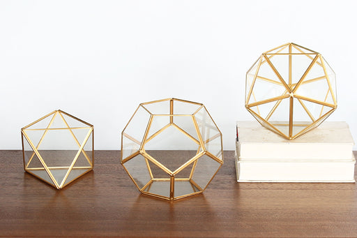 SBOX06 Set of 3 Nordstrom Glass Decorative Boxes