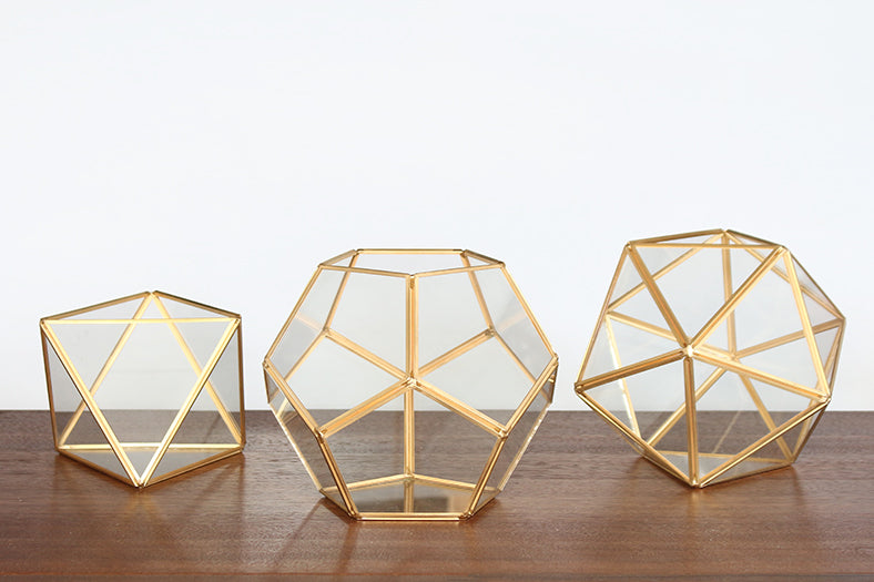 SBOX06 Set of 3 Nordstrom Glass Decorative Boxes