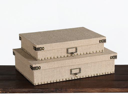 SBOX08 Set of 2 Corbin Document Boxes