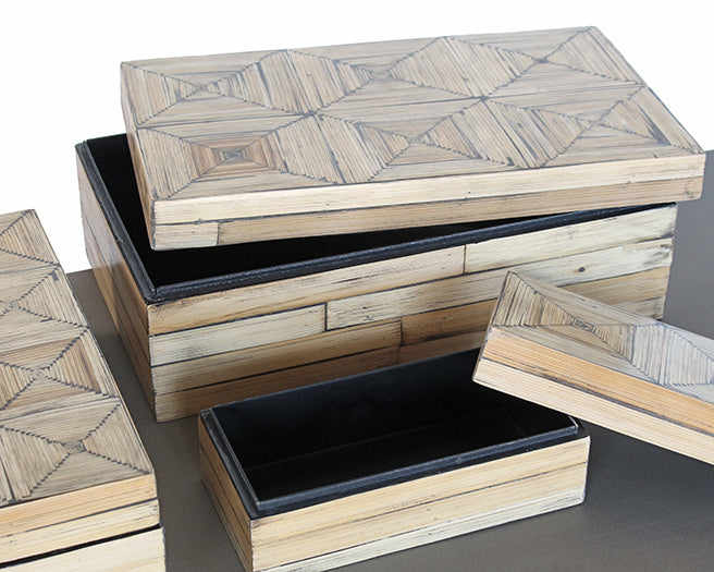 SBOX10 - Set Of 3 Bamboo Boxes