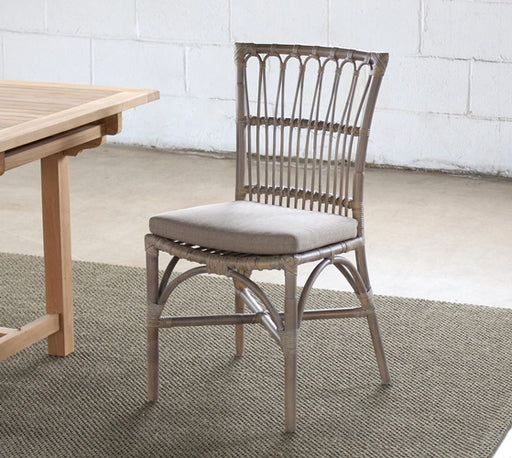 SC137 Bamboo and Woven Rattan Side Chair 