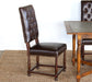 SC140 Connor Tufted Leather Dining Chair