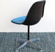 SC163 Blue Vinyl Herman Miller Eames Shell Chair, Vintage 1970's 