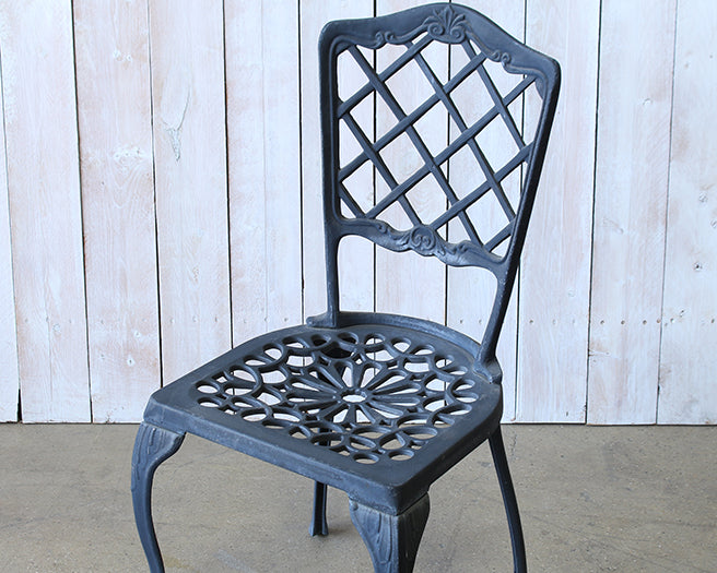 SC165 Wrought Iron Patio Side Chairs