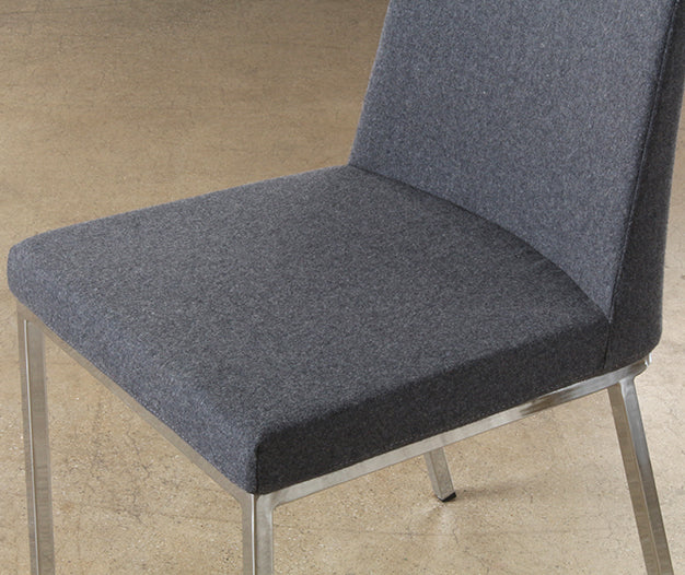 SC173 Weston Side Chair in Dark Gray Cashmere