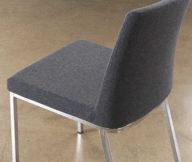 SC173 Weston Side Chair in Dark Gray Cashmere