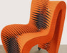 SC177 Seat Belt Dining Chair in Orange