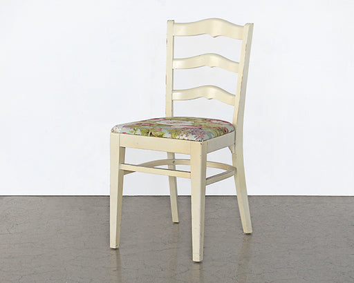 SC178 Vintage Ivory Desk Chair 