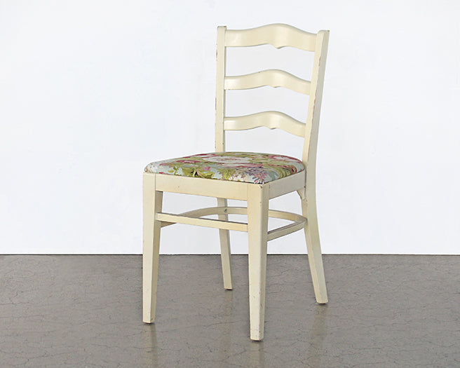 SC178 Vintage Ivory Desk Chair 