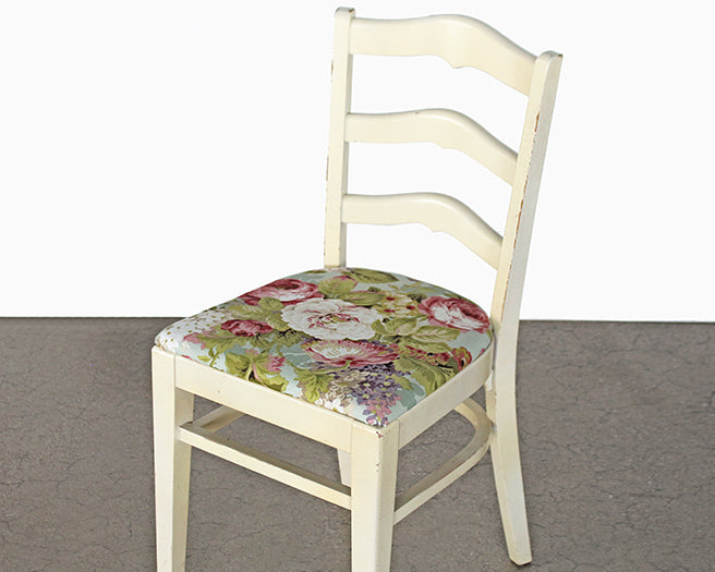 Vintage Ivory Desk Chair