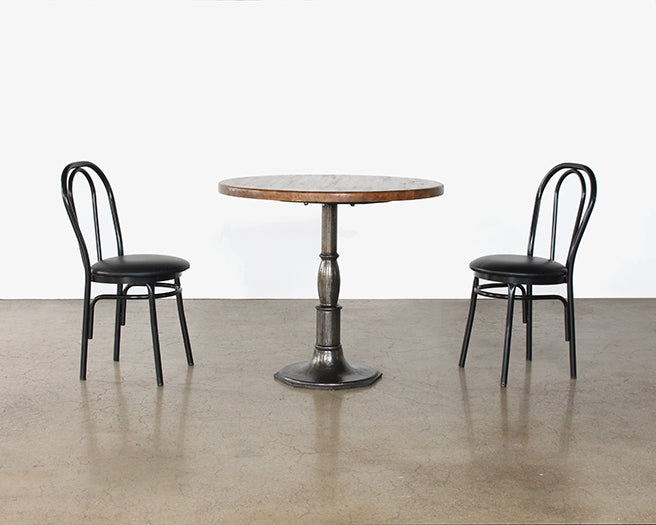 Black Arc Metal Side Chair