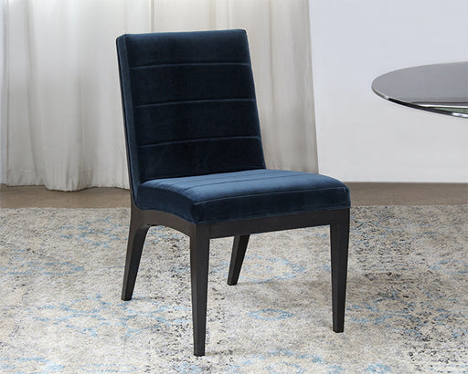 SC188 - Jet Side Chair with Sapphire Upholstery