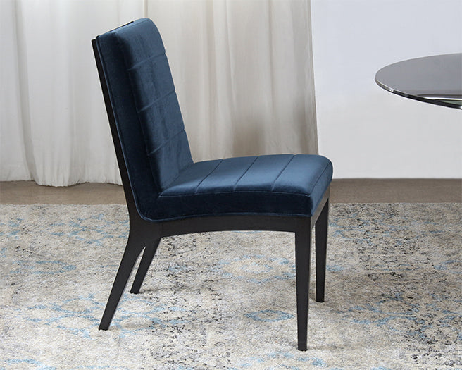 SC188 - Jet Side Chair with Sapphire Upholstery