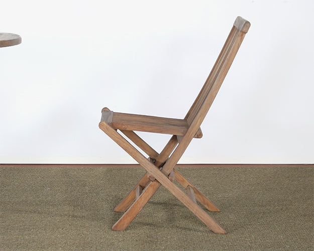 Weathered Teak Folding Chair