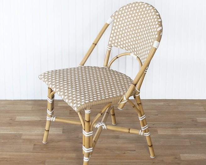 Faux Rattan Bistro Chair