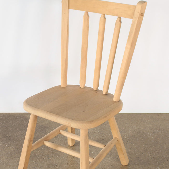 Natural Wood Side Chair