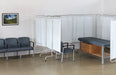SCR34 - 3 Panel White Privacy Screen