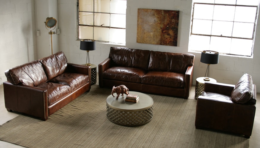 Larkin Club Chair in Cigar Leather