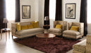 SF134 - Zigzag Sofa with Nailhead Trim and 4 Chartreuse Pillows