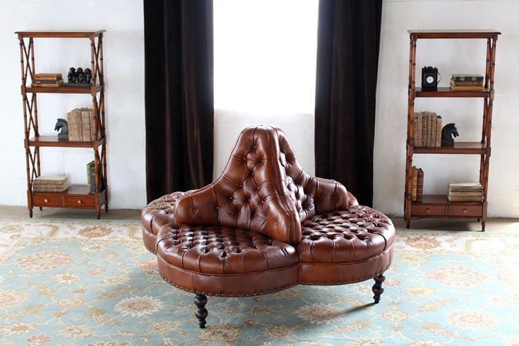 SF135 Round Tufted Lobby Sofa