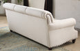 SF153 Natural Linen Sofa