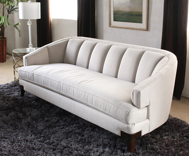 SF165 Channel Back Sofa with Nailhead Accents 