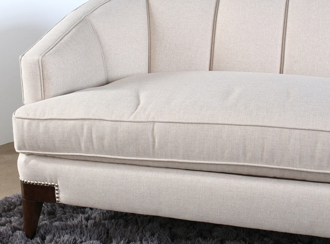 SF165 Channel Back Sofa with Nailhead Accents 