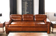 SF167 Silverado Sofa in Caramel Leather 