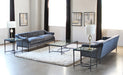 Damon Tufted Sofa in Charcoal Velvet