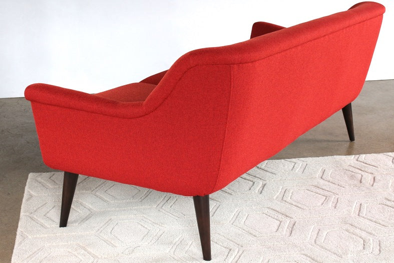 SF182 Murphy Sofa in Poppy Red 