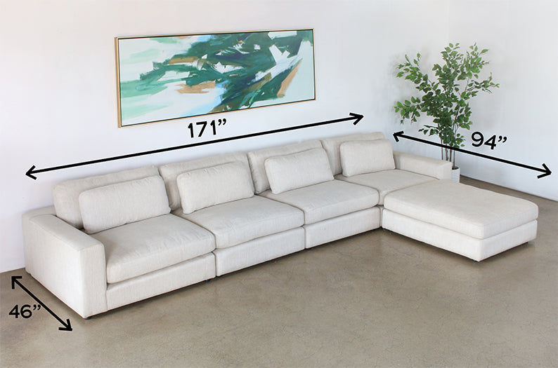 Kensington Sectional in Essence Natural