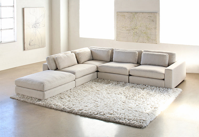 SF183 Kensington Sectional in Essence Natural