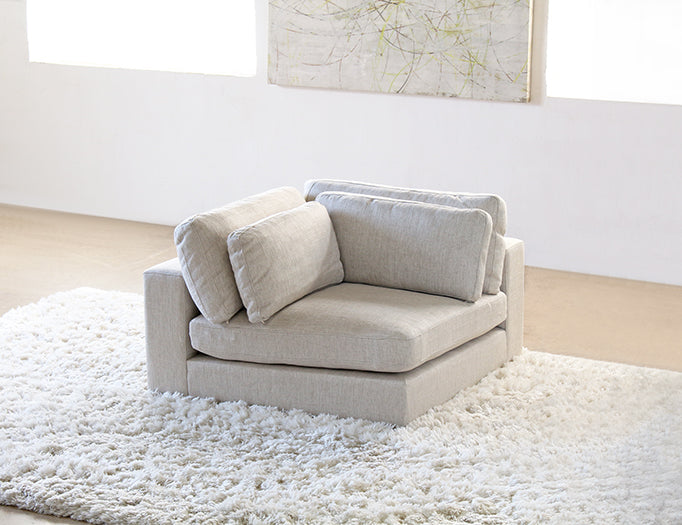 SF183 Kensington Sectional in Essence Natural