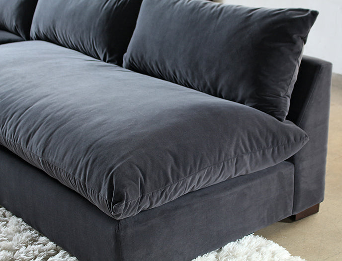 SF184 Grant 3 Piece Sectional in Charcoa