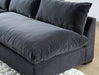 SF184 Grant 3 Piece Sectional in Charcoa