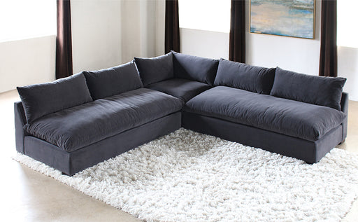 SF184 Grant 3 Piece Sectional in Charcoa