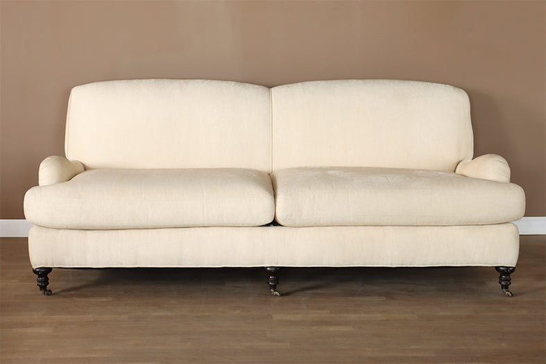 George Smith Style Tightback Sofa in Linato Cream