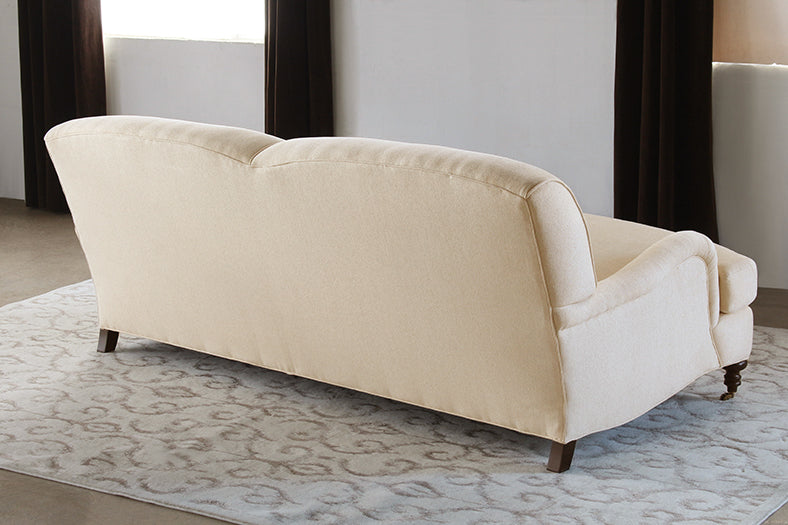 George Smith Style Tightback Sofa in Linato Cream