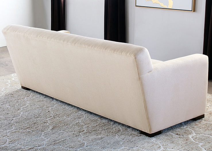 Jean Michel Frank Style Sofa in Linato Cream