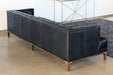 SF210 Dylan Tufted Sofa in Rider Black 
