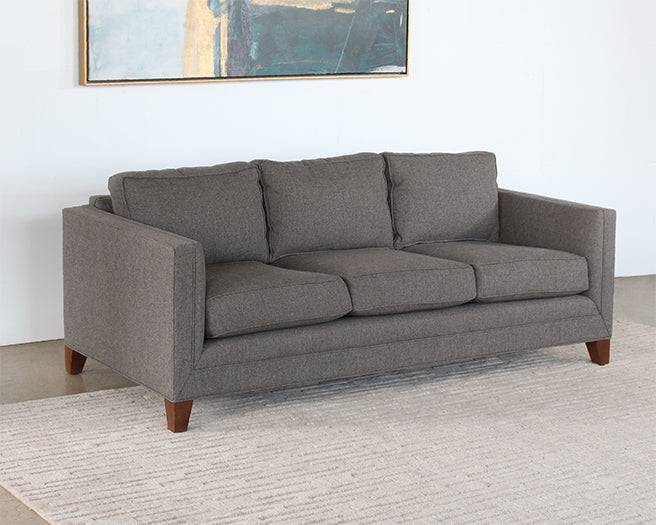 SF225 - Gray Upholstered Sofa