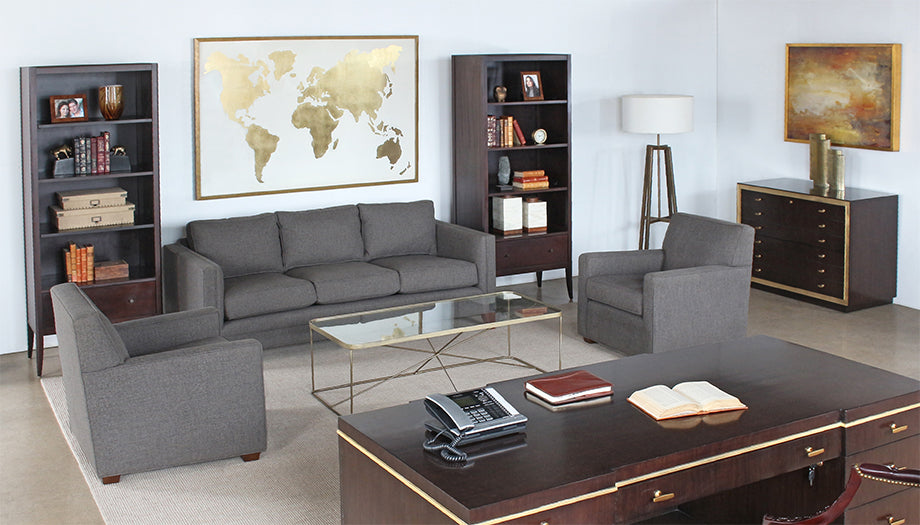 Gray Upholstered Sofa