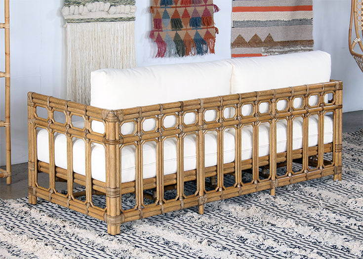 SF237 - South Seas Square Framed Rattan Sofa
