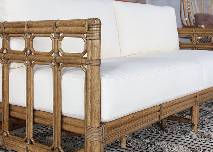 SF237 - South Seas Square Framed Rattan Sofa