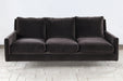 SF238 - Modern 3 Seat Sofa In Smoke Grey Velvet